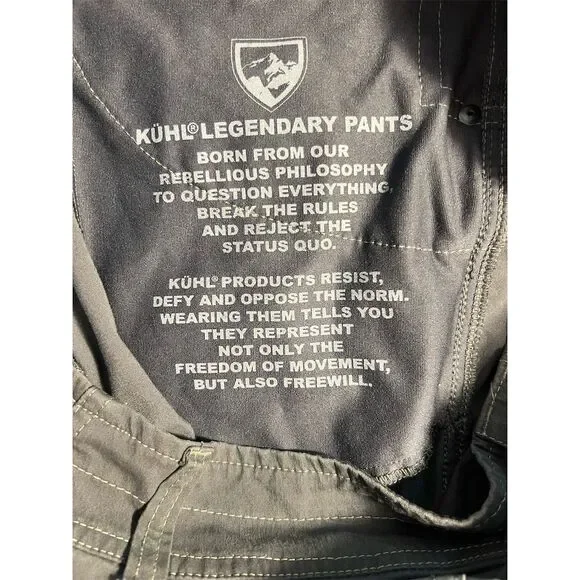 Kuhl Men's Cargo Pants Green Size 38 x 30 Straight Leg Casual 32 Inseam - Picture 14 of 16